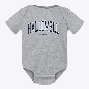 Hallowell Maine Traditional Baby Onesie
