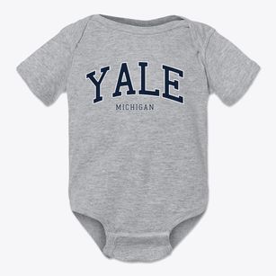 Yale Michigan Traditional Baby Onesie