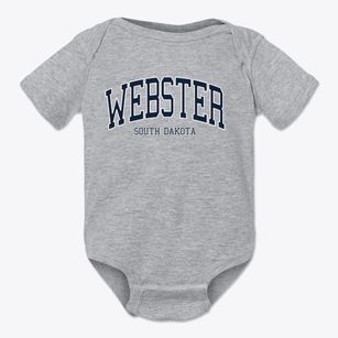 Webster South Dakota Traditional Baby Onesie