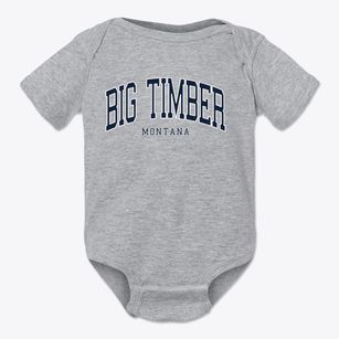 Big Timber Montana Traditional Baby Onesie
