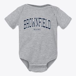 Brownfield Maine Traditional Baby Onesie