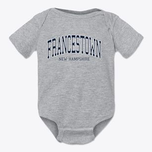 Francestown New Hampshire Traditional Baby Onesie