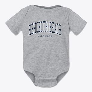 Rehoboth Beach Delaware Traditional Baby Onesie