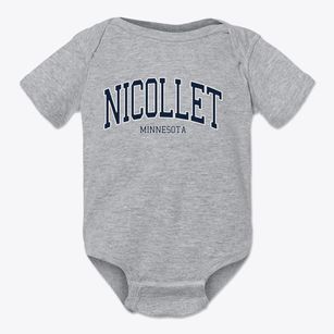 Nicollet Minnesota Traditional Baby Onesie