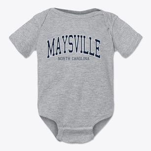 Maysville North Carolina Traditional Baby Onesie