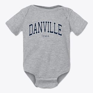 Danville Iowa Traditional Baby Onesie