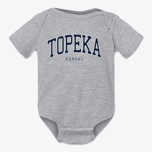 Topeka Kansas Traditional Baby Onesie