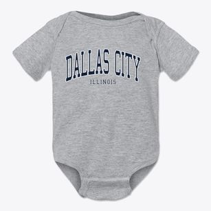 Dallas City Illinois Traditional Baby Onesie
