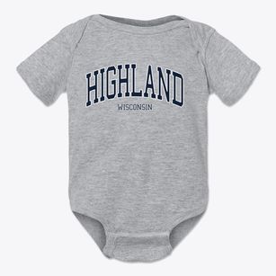 Highland Wisconsin Traditional Baby Onesie