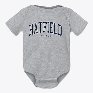 Hatfield Indiana Traditional Baby Onesie