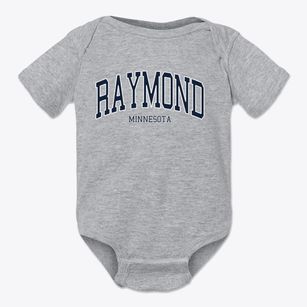 Raymond Minnesota Traditional Baby Onesie
