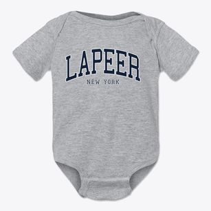 Lapeer New York Traditional Baby Onesie