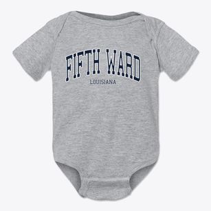 Fifth Ward Louisiana Traditional Baby Onesie