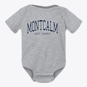 Montcalm West Virginia Traditional Baby Onesie
