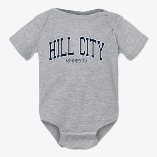 Hill City Minnesota Traditional Baby Onesie