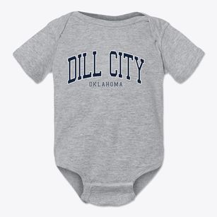 Dill City Oklahoma Traditional Baby Onesie
