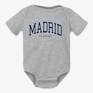 Madrid Alabama Traditional Baby Onesie