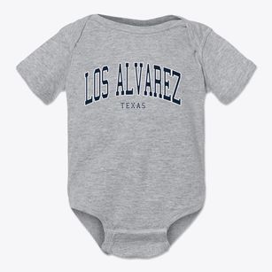 Los Alvarez Texas Traditional Baby Onesie