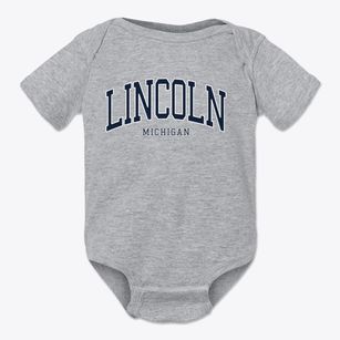 Lincoln Michigan Traditional Baby Onesie