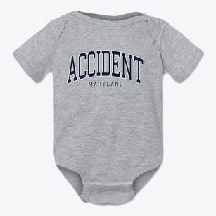 Accident Maryland Traditional Baby Onesie