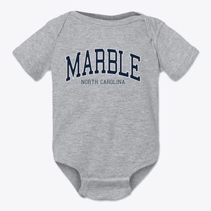 Marble North Carolina Traditional Baby Onesie