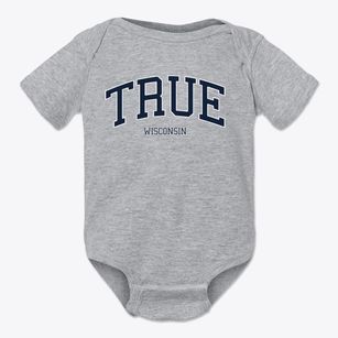 True Wisconsin Traditional Baby Onesie