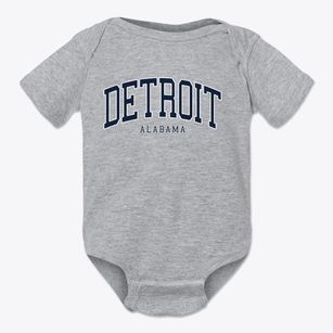 Detroit Alabama Traditional Baby Onesie
