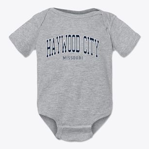 Haywood City Missouri Traditional Baby Onesie
