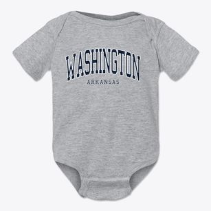 Washington Arkansas Traditional Baby Onesie