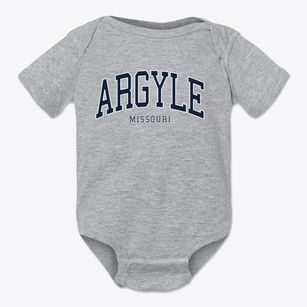 Argyle Missouri Traditional Baby Onesie
