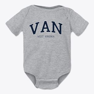 Van West Virginia Traditional Baby Onesie