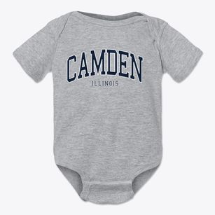 Camden Illinois Traditional Baby Onesie