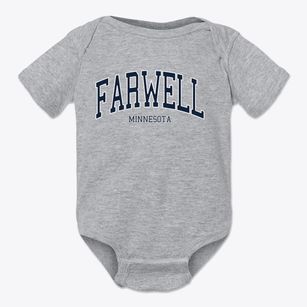 Farwell Minnesota Traditional Baby Onesie