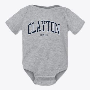 Clayton Idaho Traditional Baby Onesie