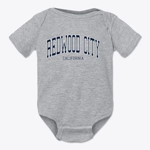Redwood City California Traditional Baby Onesie