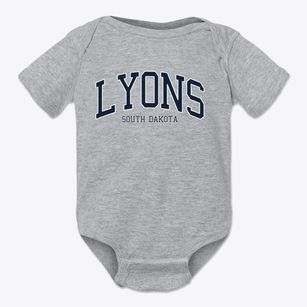 Lyons South Dakota Traditional Baby Onesie