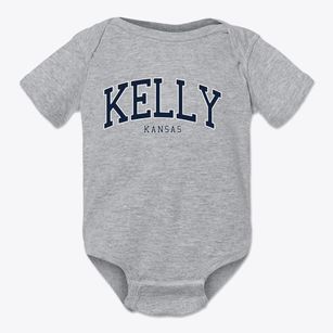 Kelly Kansas Traditional Baby Onesie