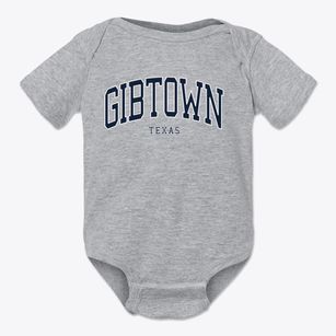 Gibtown Texas Traditional Baby Onesie