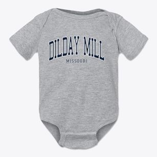 Dilday Mill Missouri Traditional Baby Onesie