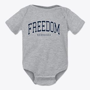 Freedom Nebraska Traditional Baby Onesie