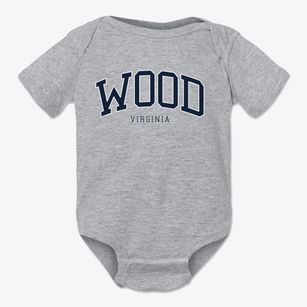 Wood Virginia Traditional Baby Onesie