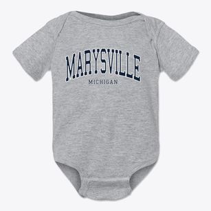 Marysville Michigan Traditional Baby Onesie