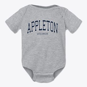 Appleton Wisconsin Traditional Baby Onesie