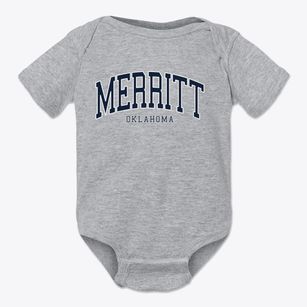 Merritt Oklahoma Traditional Baby Onesie