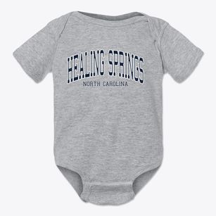 Healing Springs North Carolina Traditional Baby Onesie