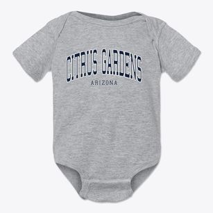 Citrus Gardens Arizona Traditional Baby Onesie