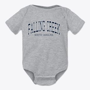 Falling Creek North Carolina Traditional Baby Onesie