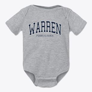 Warren Pennsylvania Traditional Baby Onesie