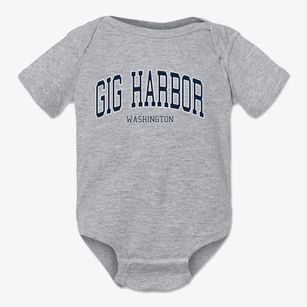 Gig Harbor Washington Traditional Baby Onesie