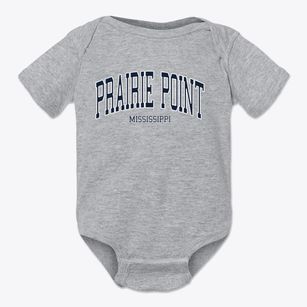 Prairie Point Mississippi Traditional Baby Onesie